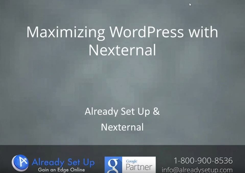 Maximizing WordPress with Nexternal